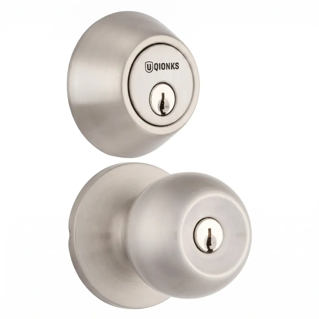 BRINKS Keyed Entry Door Knob and Deadbolt Set 2 Pack image 3