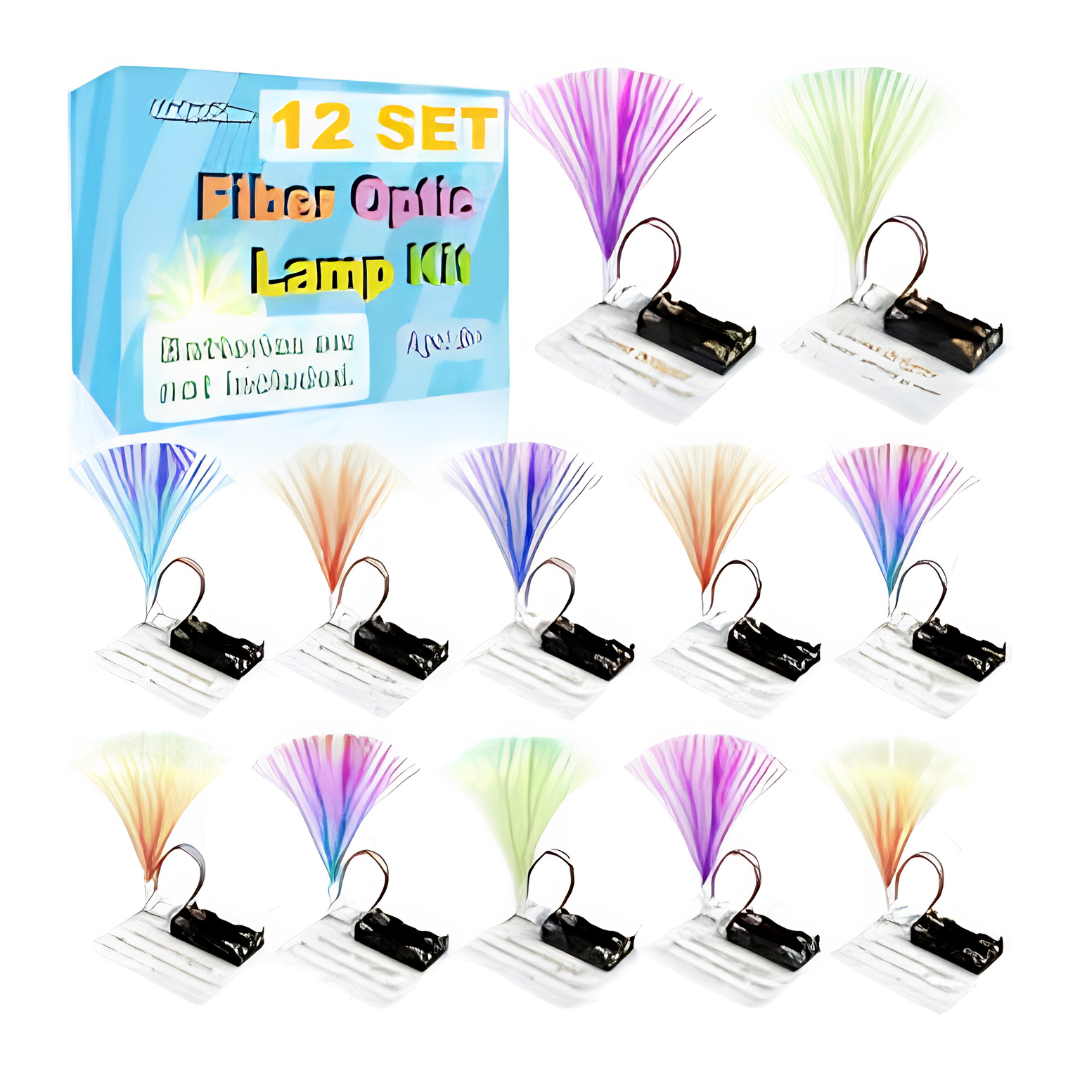 12 Pack STEM Craft Kits for Kids Fiber Optic Science Projects image 2