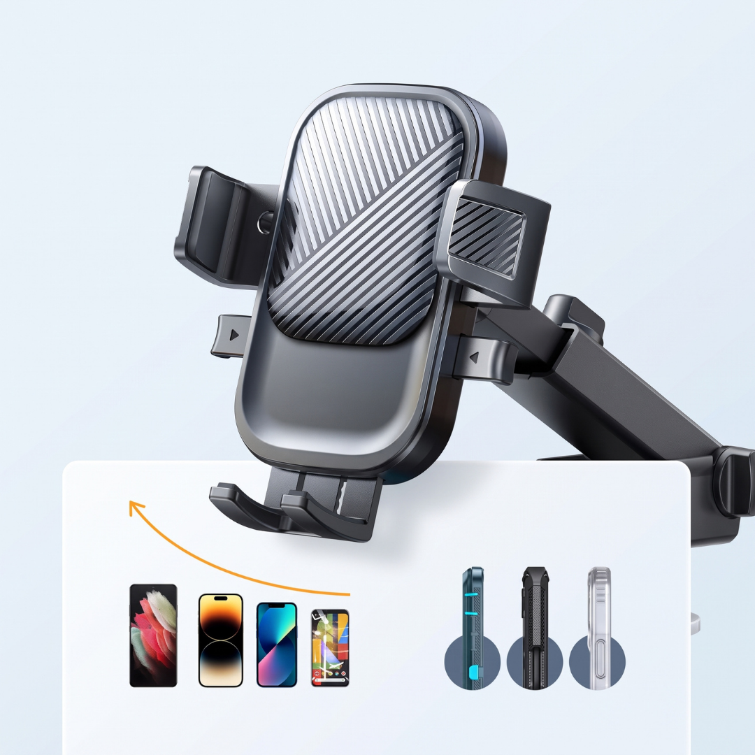 Universal Car Phone Holder with Suction Cup Dashboard Mount image 2