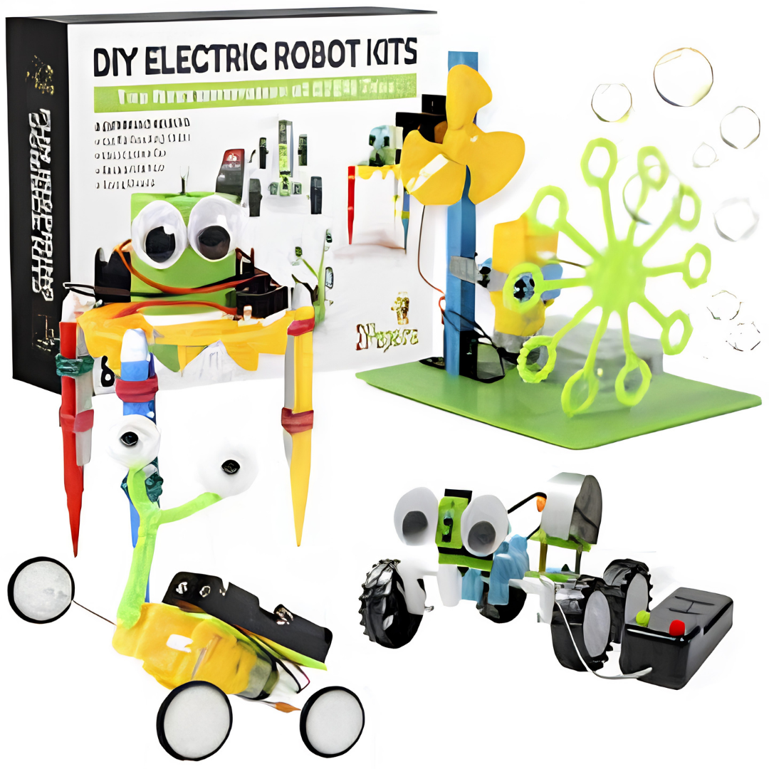 4 Set STEM Science Kits for Kids 7-in-1 Electric Motor Projects