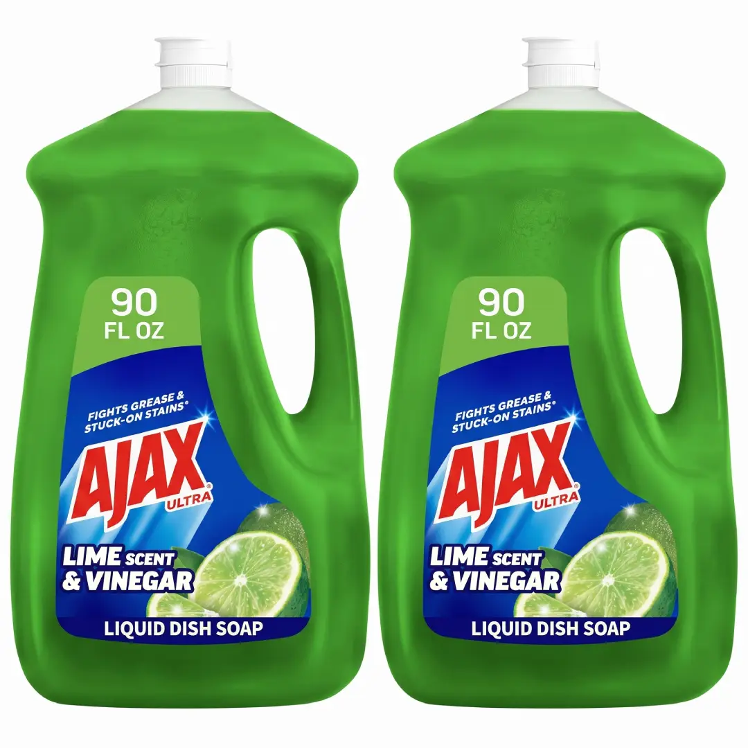 Ajax Ultra Liquid Dish Soap Vinegar and Lime 90 fl oz image 2