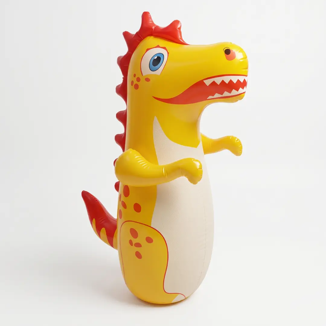Inflatable Dinosaur, Tiger & Dolphin Punching Bag – Standing Tumbler Boxing Toy for Kids & Adults image 12
