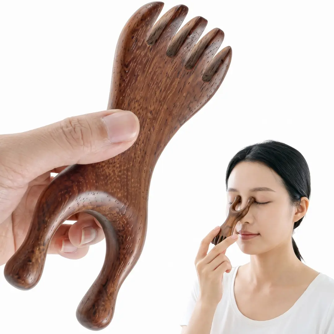 Sandalwood Gua Sha Massage Tool for Trigger Point Therapy