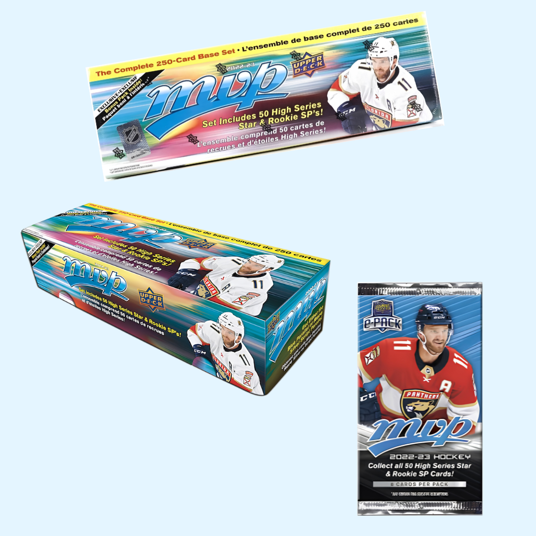 2022-23 Upper Deck MVP Hockey Trading Cards Factory Box Set