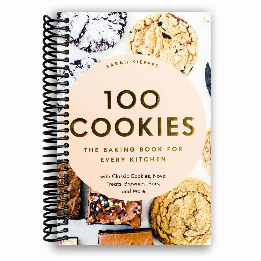 100 Cookies Baking Book Hardcover with Cookie Recipes image 1