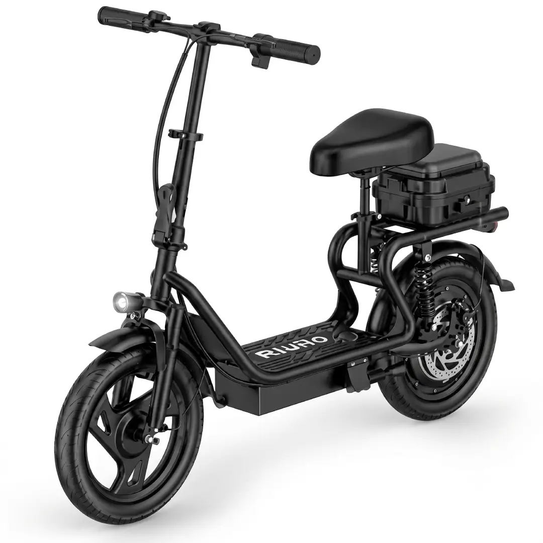 500W Electric Scooter for Adults with Seat and Foldable Design