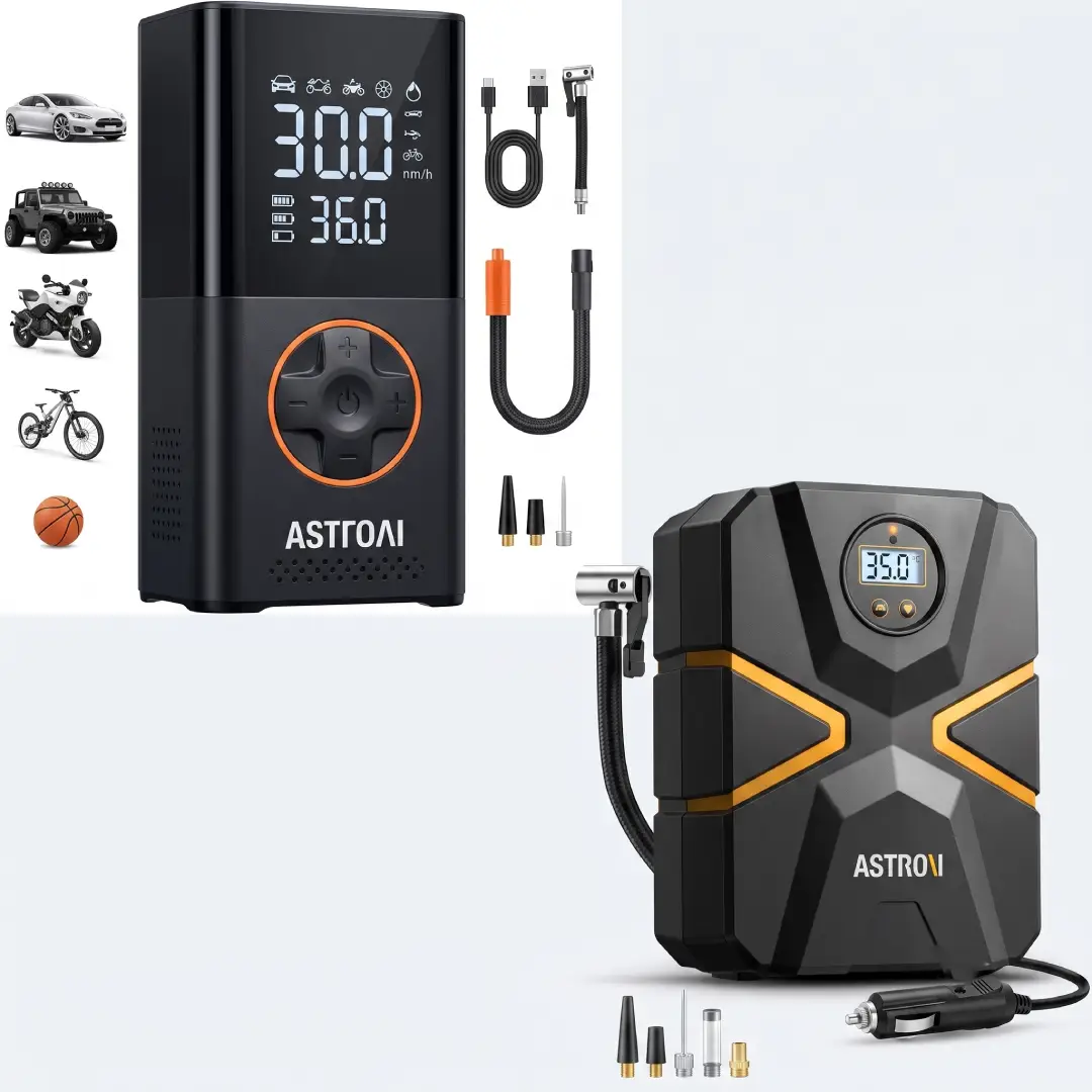 AstroAI L7 Cordless Tire Inflator Portable Air Compressor image 2