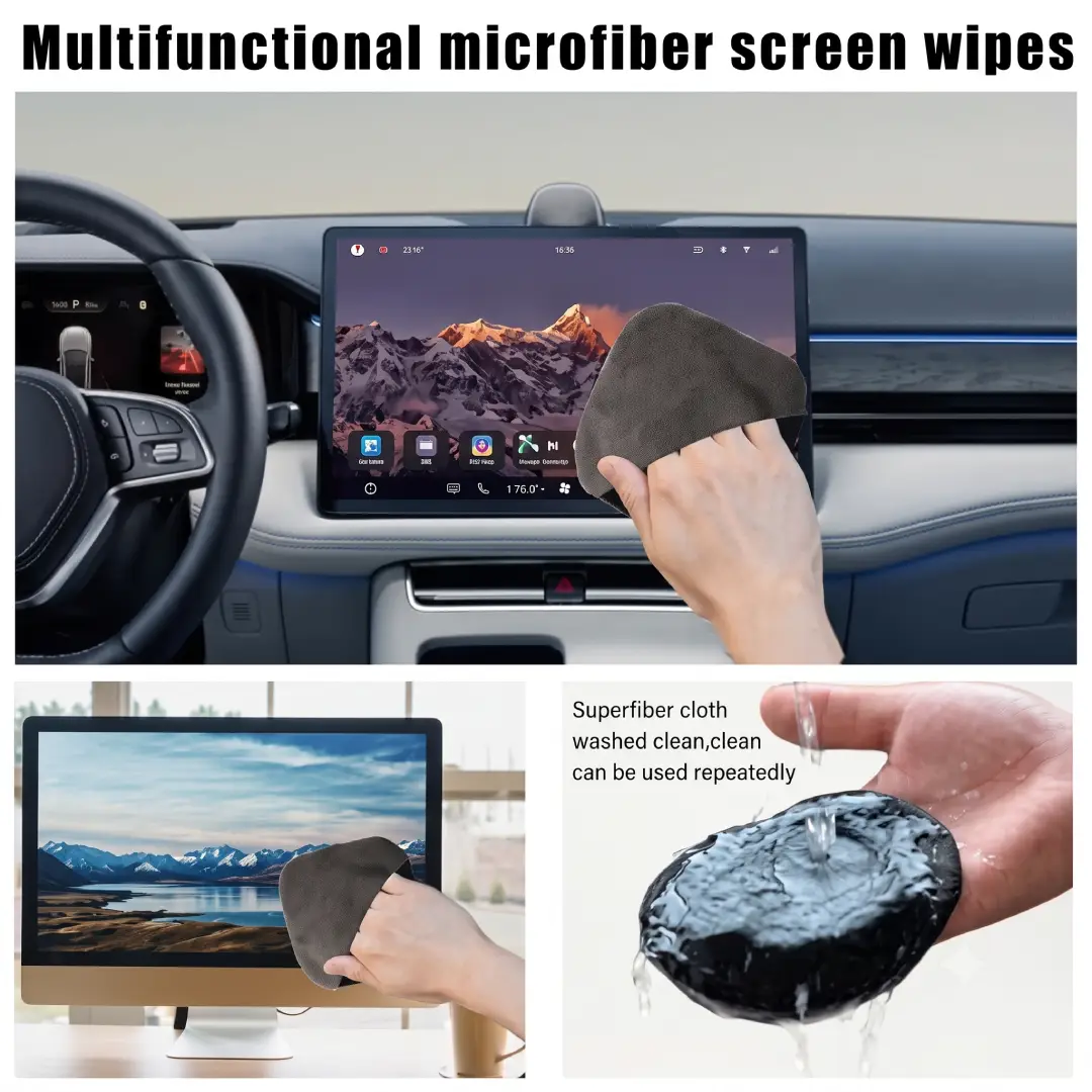 Microfiber Car Screen Cleaner and Dashboard Wipe image 5
