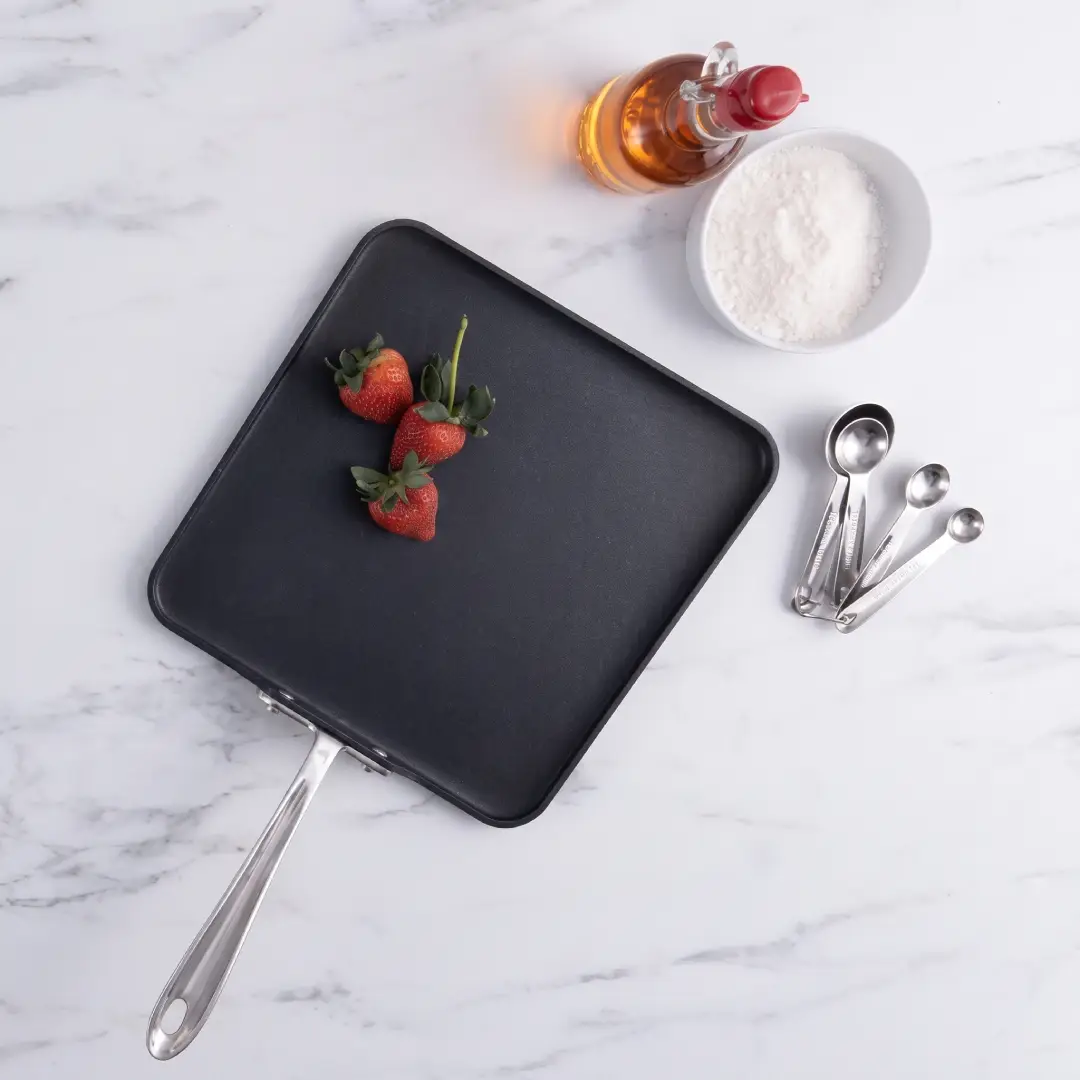 All-Clad HA1 11x11 Nonstick Square Griddle Pan image 1