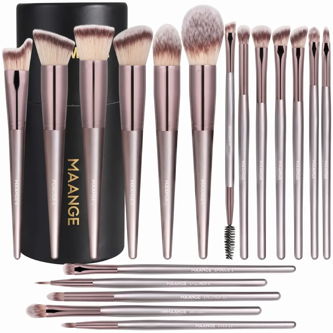 BS-MALL 18 Pcs Makeup Brush Set with Case