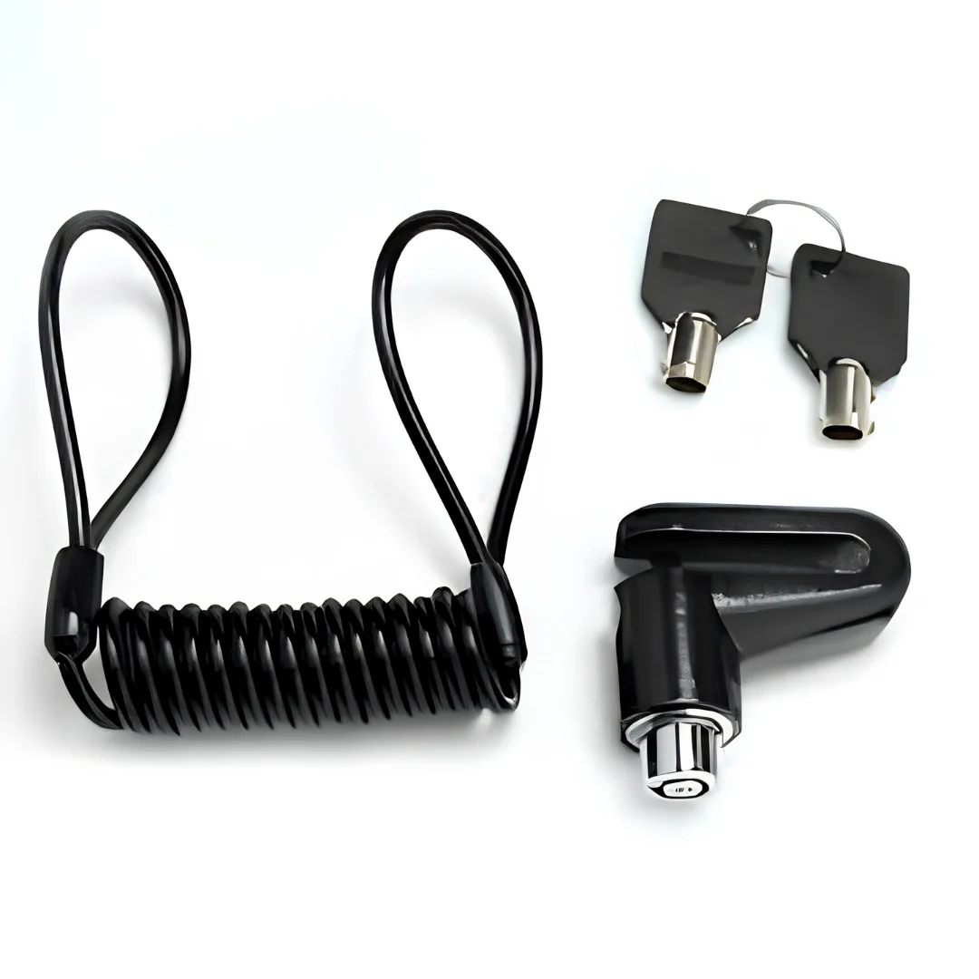 Electric Scooter Disc Brake Lock with Steel Cable for Xiaomi M365 image 1