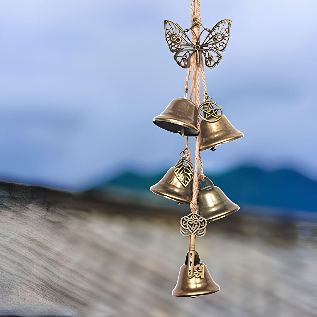 Witch Bells for Door Knob Protection Rustic Hanging Door Bells image 2
