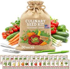 30 Pack Heirloom Vegetable Garden Seeds Non-GMO Variety Kit image 3