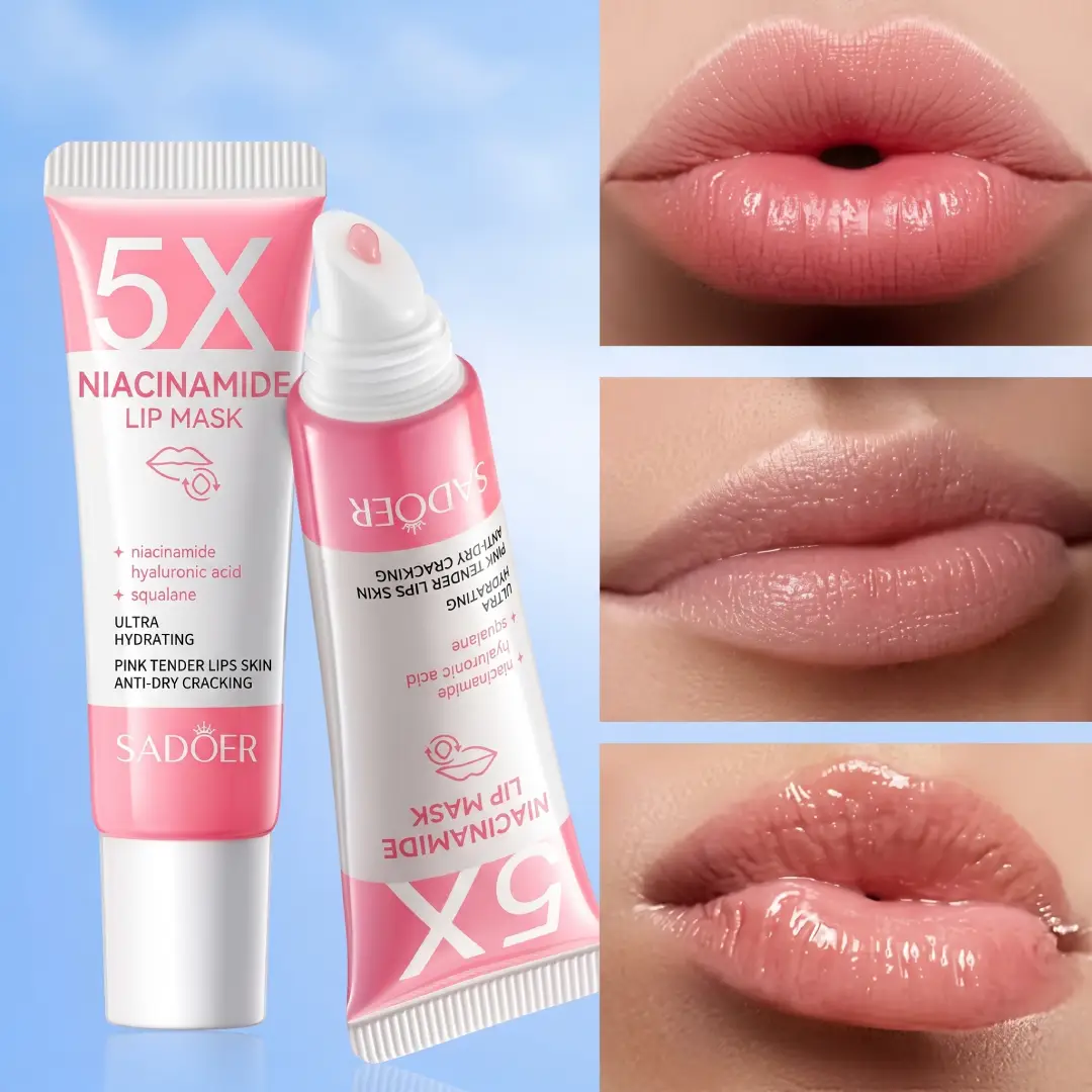 5X Niacinamide Lip Balm with Vitamin C and Hyaluronic Acid image 1