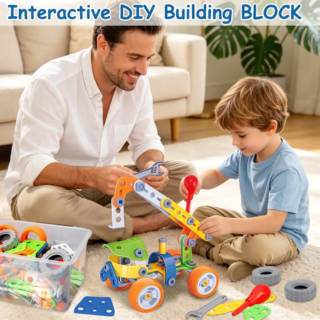 10-in-1 STEM Building Toys for Kids Ages 4–8+ – Educational Construction & Learning Activity Set for Boys & Girls image 5