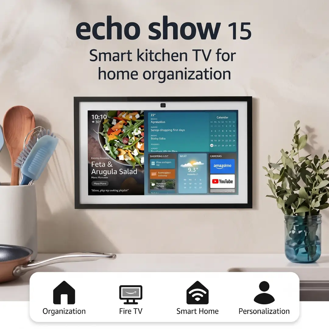 Amazon Echo Show 15 Full HD Kitchen Hub with Fire TV image 3