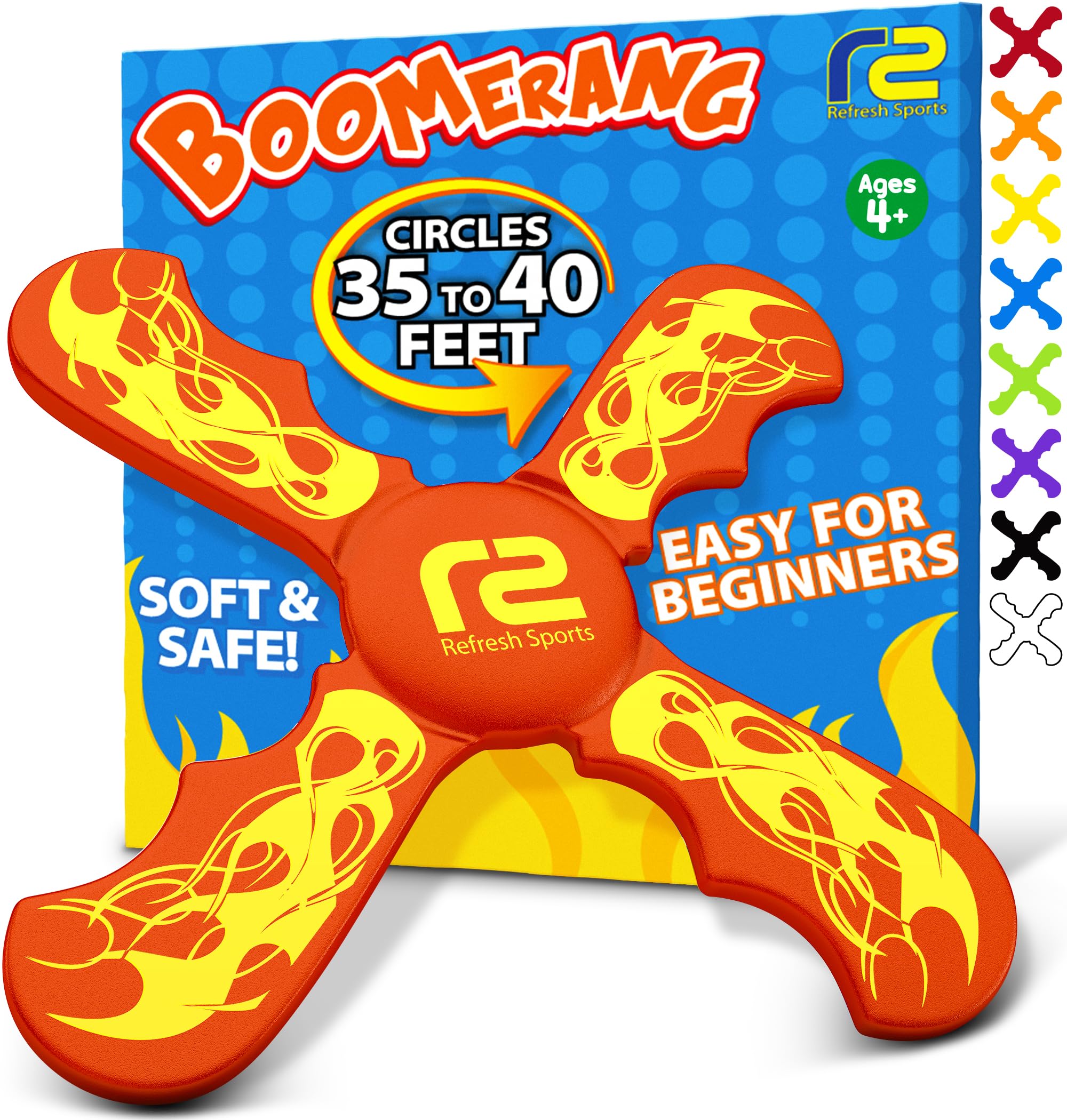 Boomerang for Kids - Toys For Ages 8-13 Boys & Girls - Fun & Easy To Use - Easter Basket Stuffers for Kids 6 7 8 9 10 + Year Old Boy Gifts - Best Easter Gifts & Summer Birthday Gift Ideas for All Ages