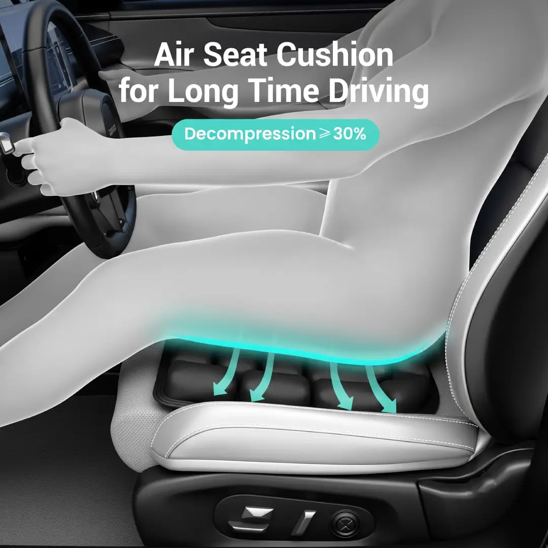 3D Ergonomic Inflatable Seat Cushion for Office Chair and Car image 2