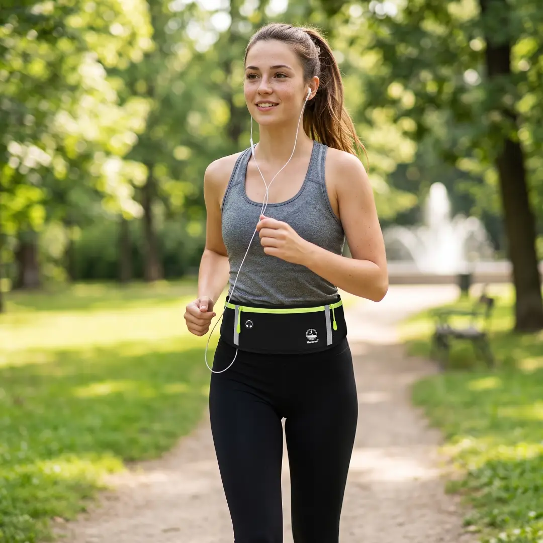 Slim Running Belt Phone Holder Waist Pack for Women and Men image 2