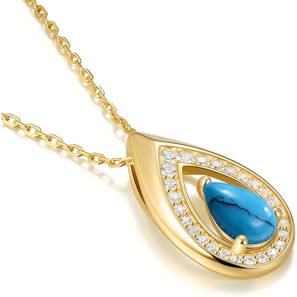 Birthday Jewelry Mother's Day Gifts for Wife/Mom - 14K Gold/White Gold Lab-Grown Moissanite/Emerald/Birthstone Pendant Necklaces for Women, Classic Style Non Tarnish 16"+2" Adjustable