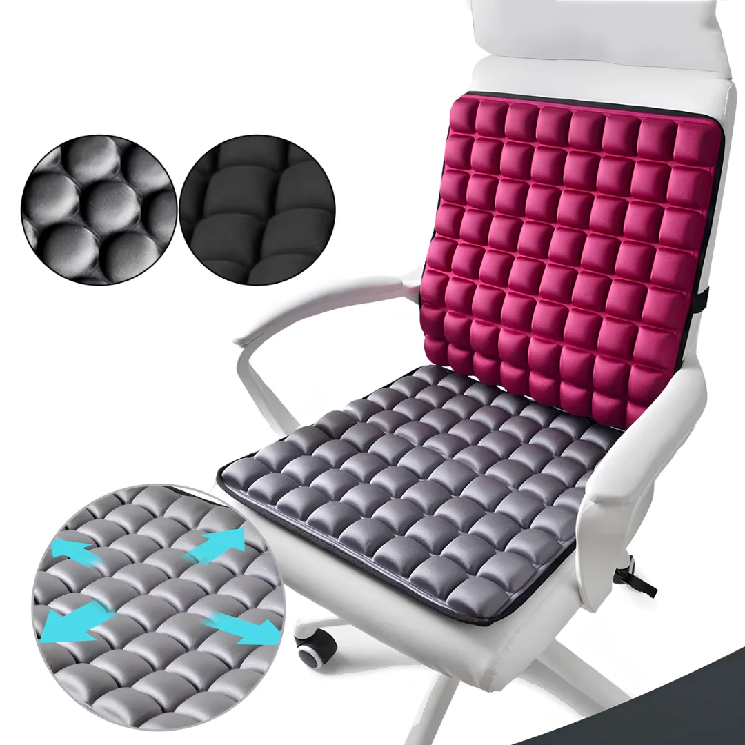 3D Ergonomic Inflatable Seat Cushion for Office Chair and Car image 3