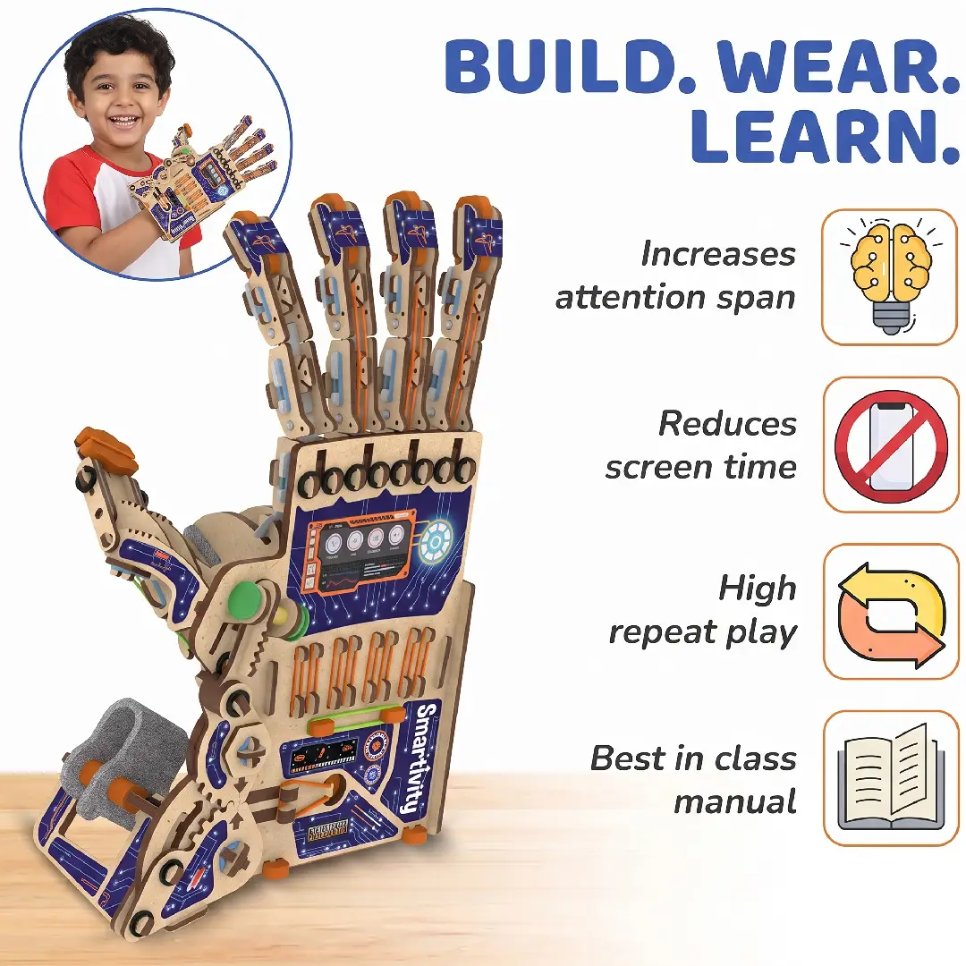 Smartivity Robotic Mechanical Hand STEM Toy image 7