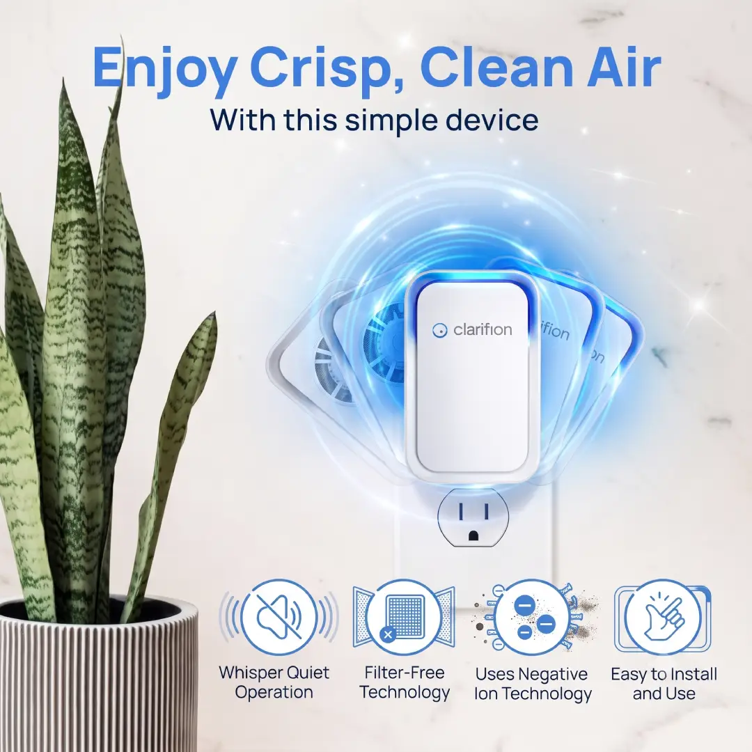 3 Pack Air Ionizers for Home Portable Mini Air Cleaners image 2