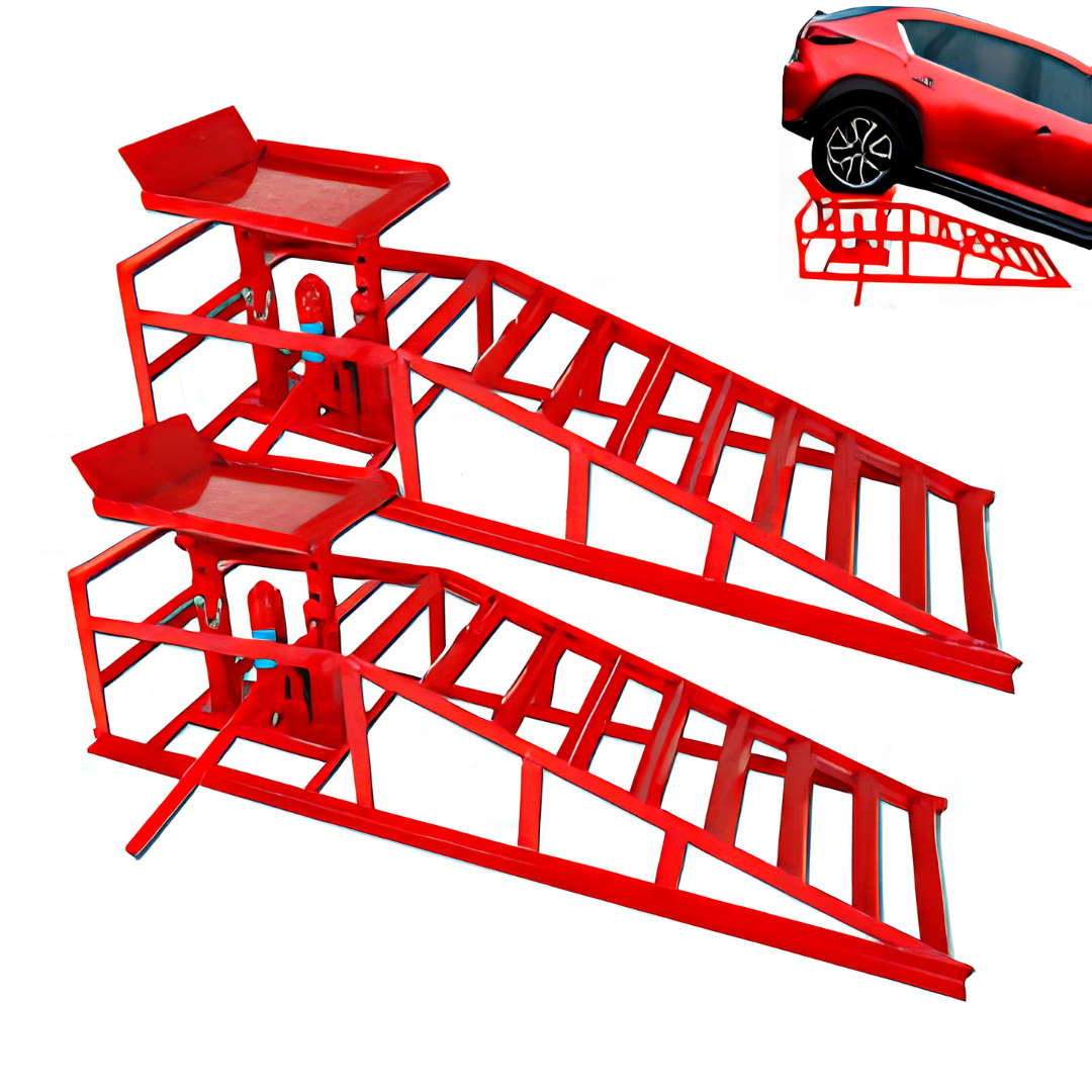 5 Ton Hydraulic Car Ramps Heavy Duty Vehicle Lift Ramps 2 Pack