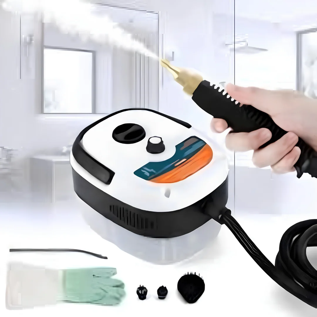 2500W Handheld Steam Cleaner with 21 Accessories for Home and Car image 4
