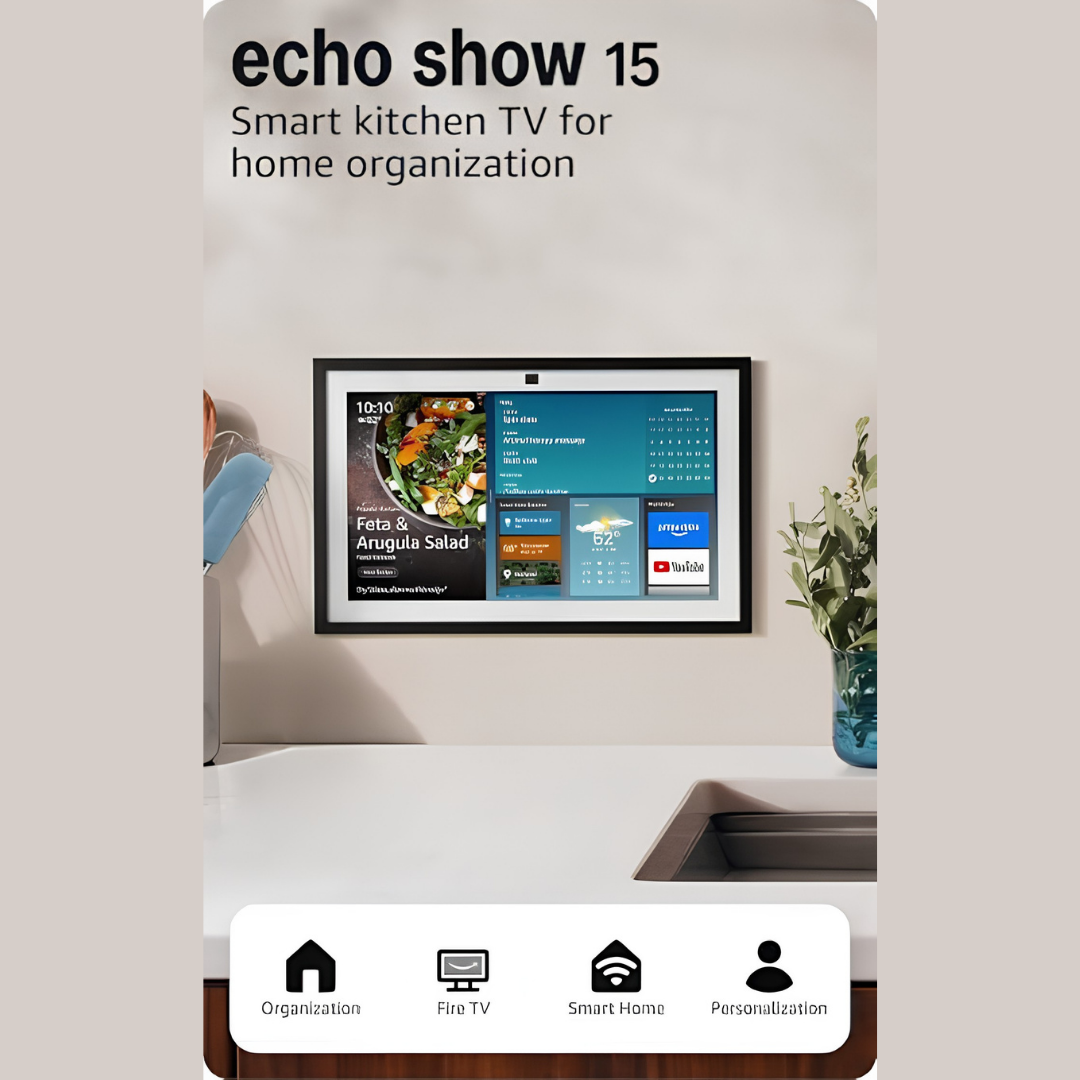 Amazon Echo Show 15 Full HD Kitchen Hub with Fire TV image 2