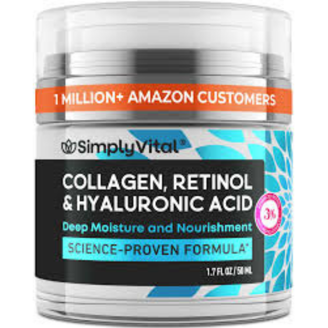Anti-Aging Face Moisturizer with Retinol Collagen Hyaluronic Acid