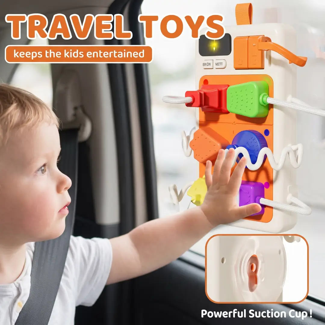 Sensory Plug Outlet Montessori Toy for Toddlers Busy Board Travel Toy image 2