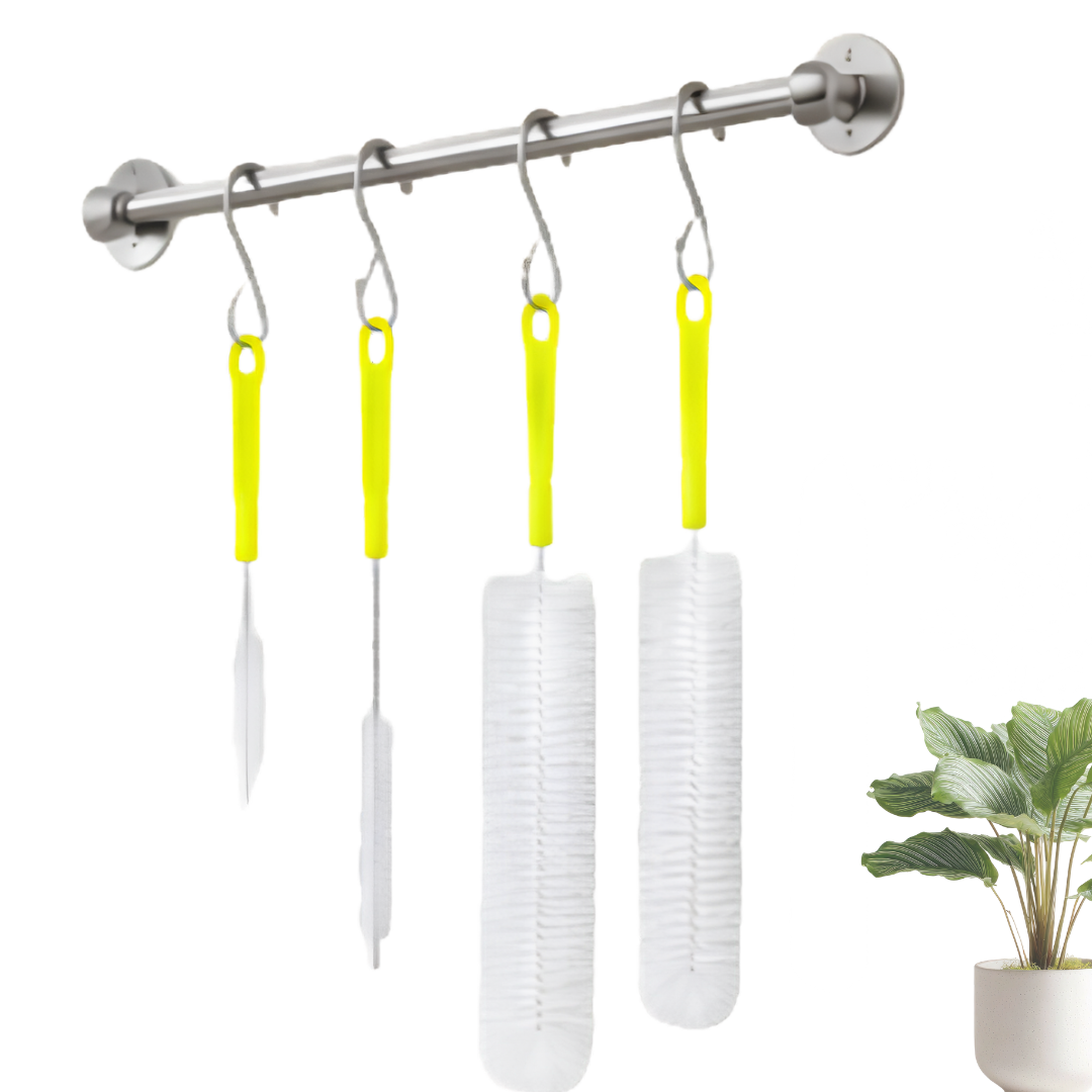 Long Handle Bottle Cleaning Brush Set with Straw and Lid Brushes image 3