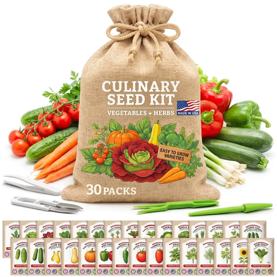 Culinary Vegetable and Herb Seeds Variety Pack image 1