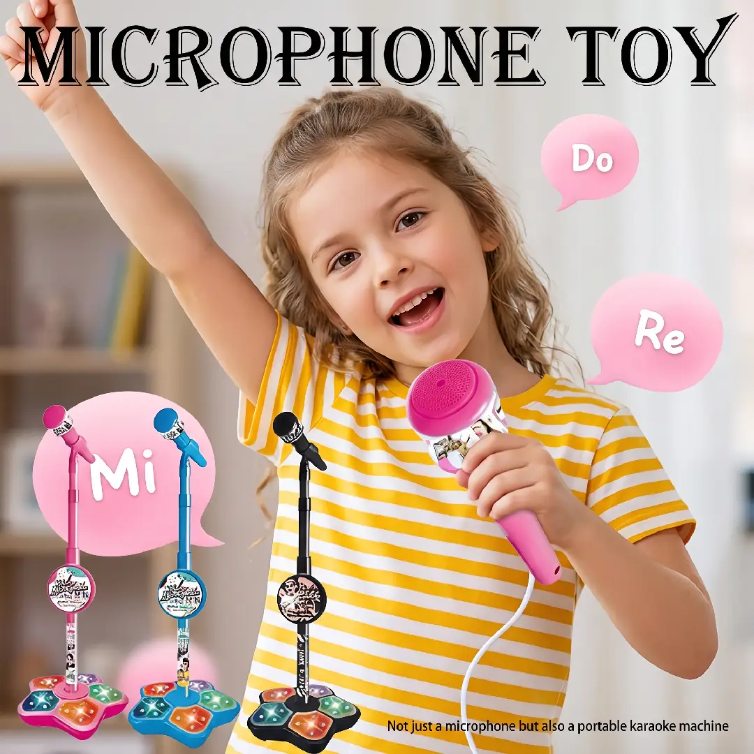 Kids Karaoke Microphone with Stand image 3