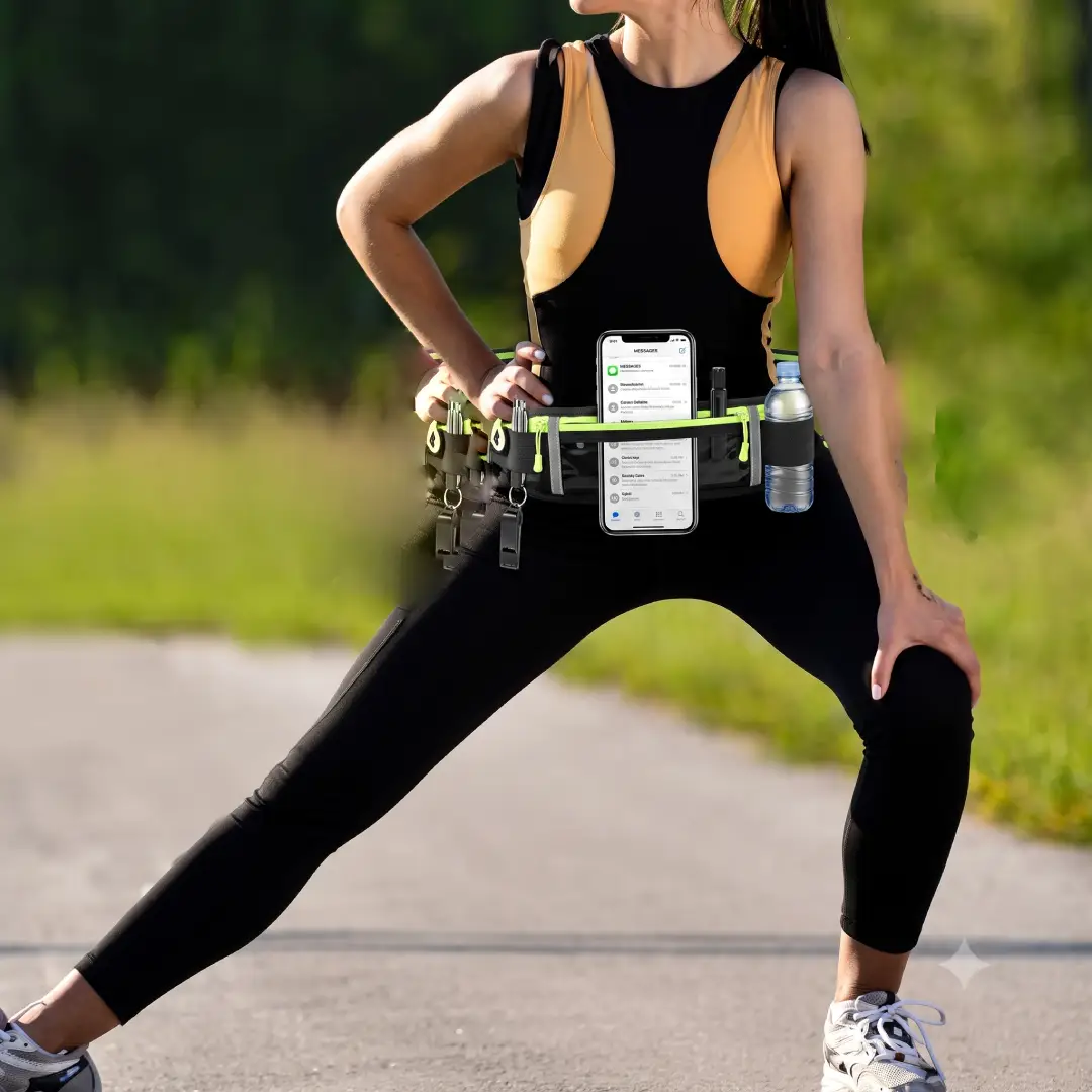 Slim Running Belt Phone Holder Waist Pack for Women and Men image 2