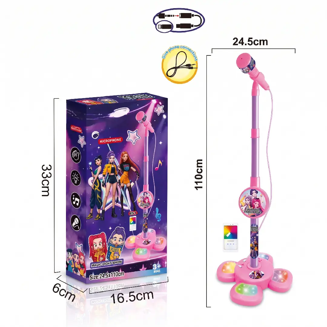 Kids Karaoke Microphone with Stand image 8