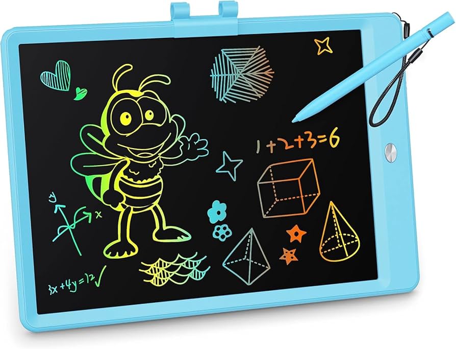 KOKODI LCD Writing Tablet, Gifts for 3 Years Old Boys and Girls，10 Inch Colorful Doodle Board Drawing Tablet, Erasable Reusable Electronic Drawing Pads, Educational and Learning Toys for Kids