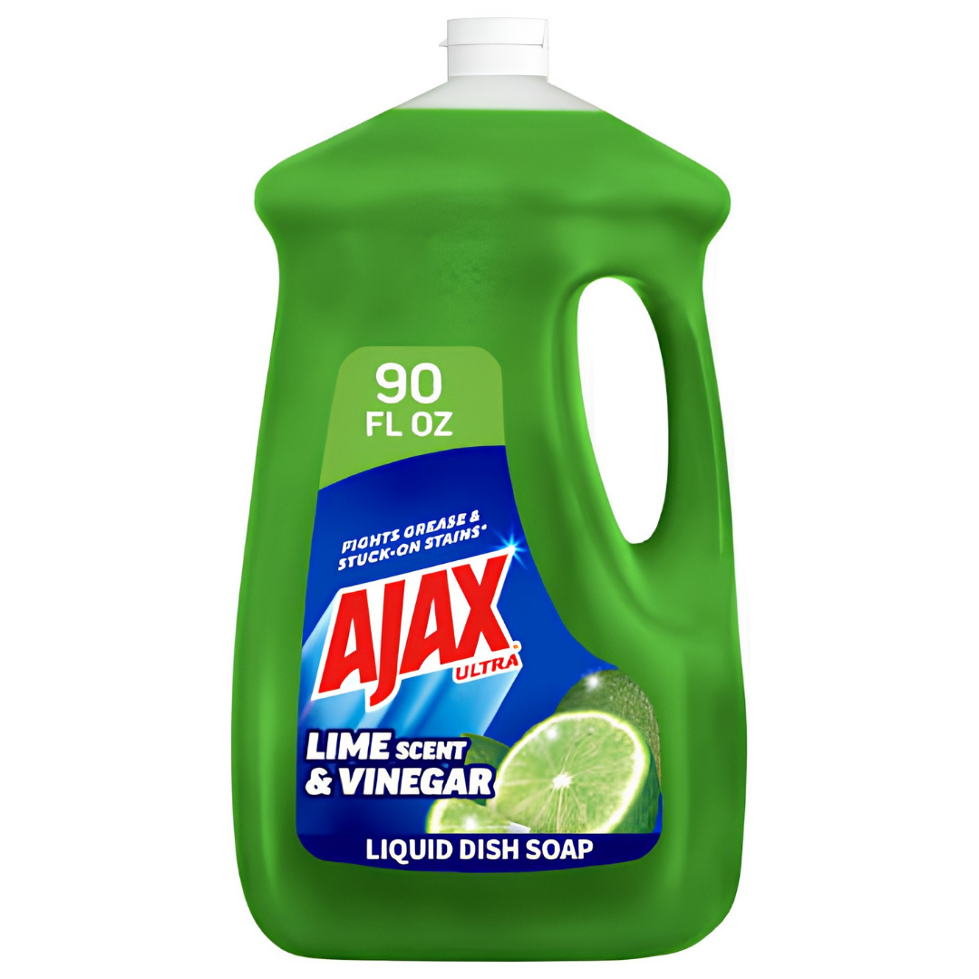 Ajax Ultra Liquid Dish Soap Vinegar and Lime 90 fl oz