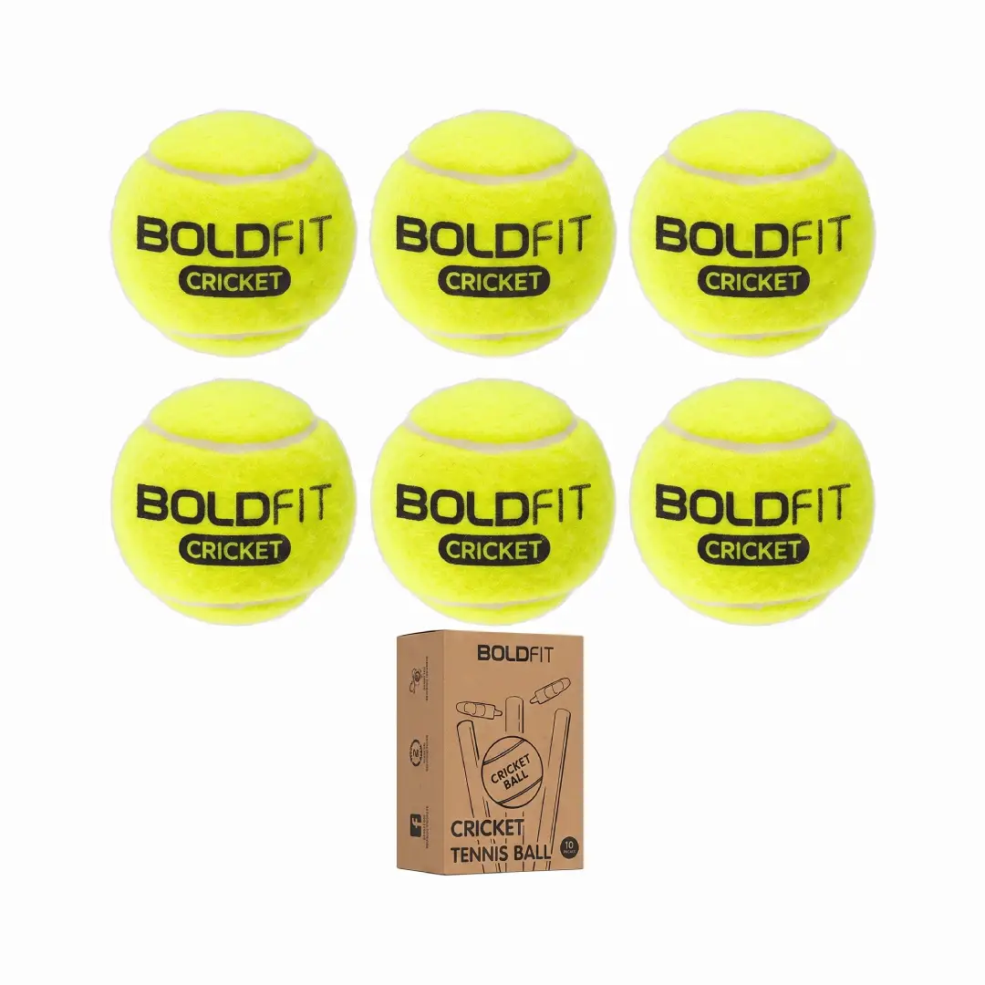 Boldfit Soft Cricket Tennis Ball for Practice and Street Matches image 3