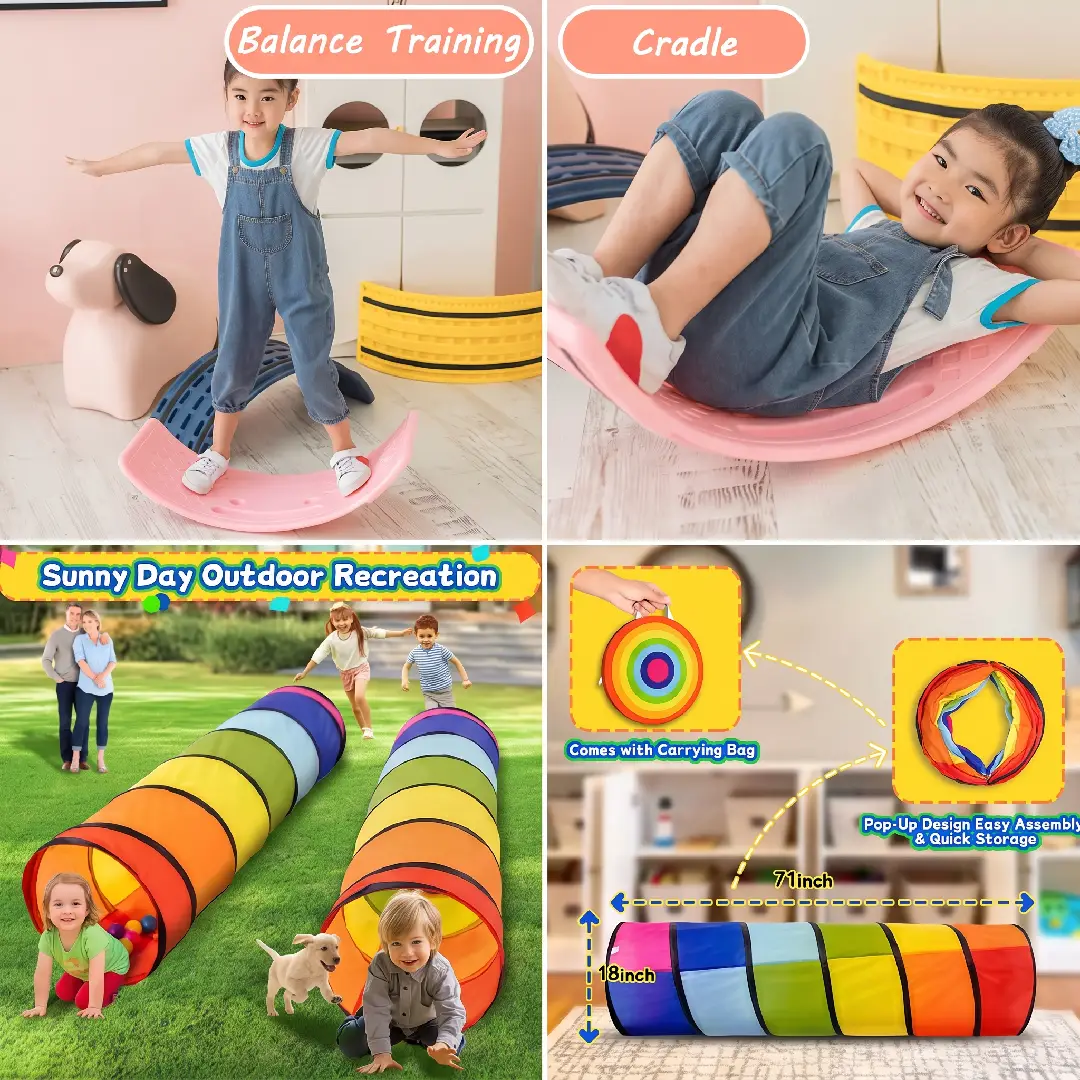 Kids Balance Stones Sensory Training Toys image 18