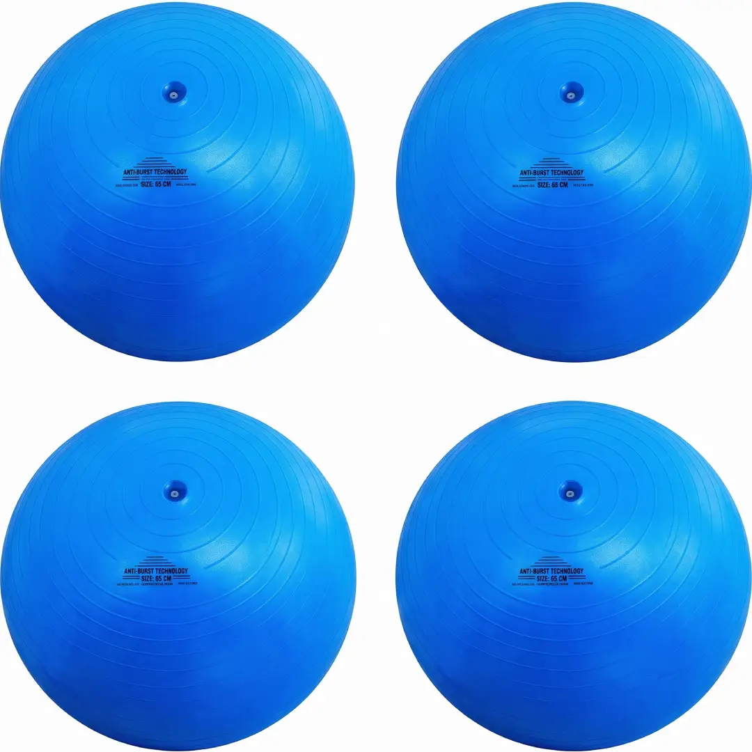 AppleRound 8.5 Inch Dodgeball Playground Balls 4 Pack with Pump