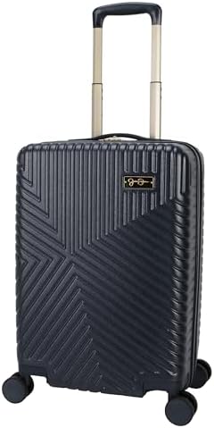 Jessica Simpson Abilene 20" Expandable 8-Wheel Spinner Carry On Luggage Suitcase, Blue Nights