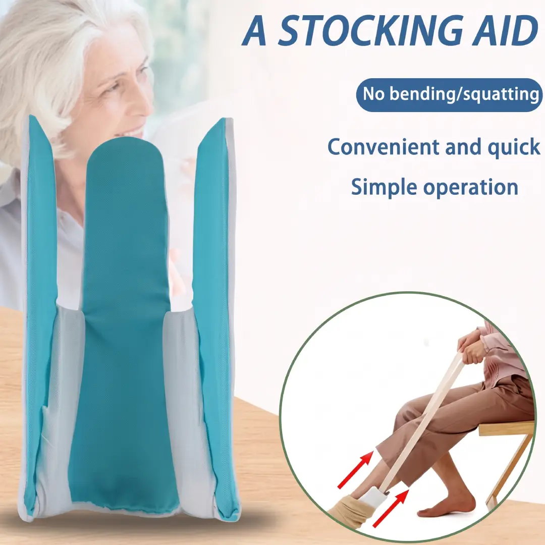 Elderly Sock Aid Dressing Tool – No-Bending Sock Wearing Helper image 2