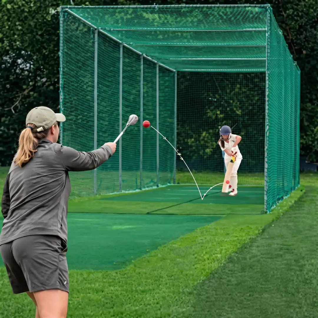 Cricket Ball Thrower Speed Arm Practice Launcher and Pickup Tool image 3