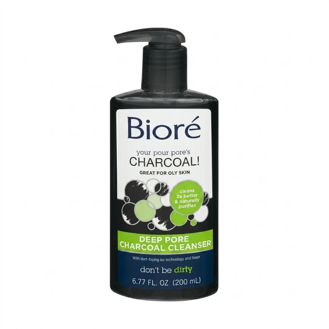 Bioré Deep Pore Charcoal Face Wash Daily Facial Cleanser