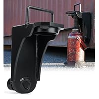 Lawei Heavy-Duty Shipping Container Jack Lug, Container Lug Leveler with U-Shaped Handle, Storage Container Leveler Booster, Sturdy Container Jack Lifter for Shipping Industry, Warehouse, 50,000 LBS