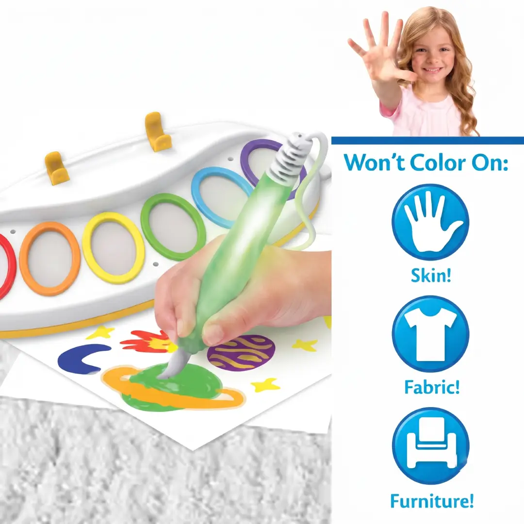Crayola Color Wonder Magic Light Brush Painting Station image 1