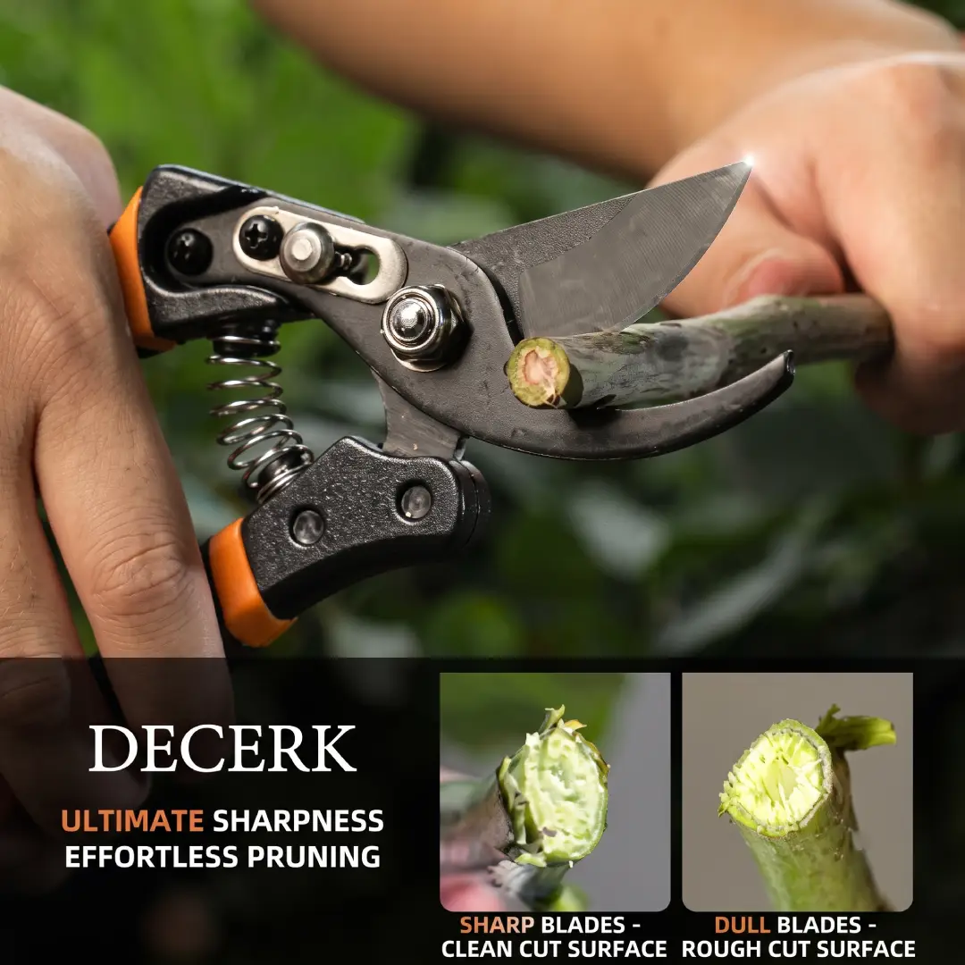 DECERK 8.5 Inch Professional Pruning Shears image 4