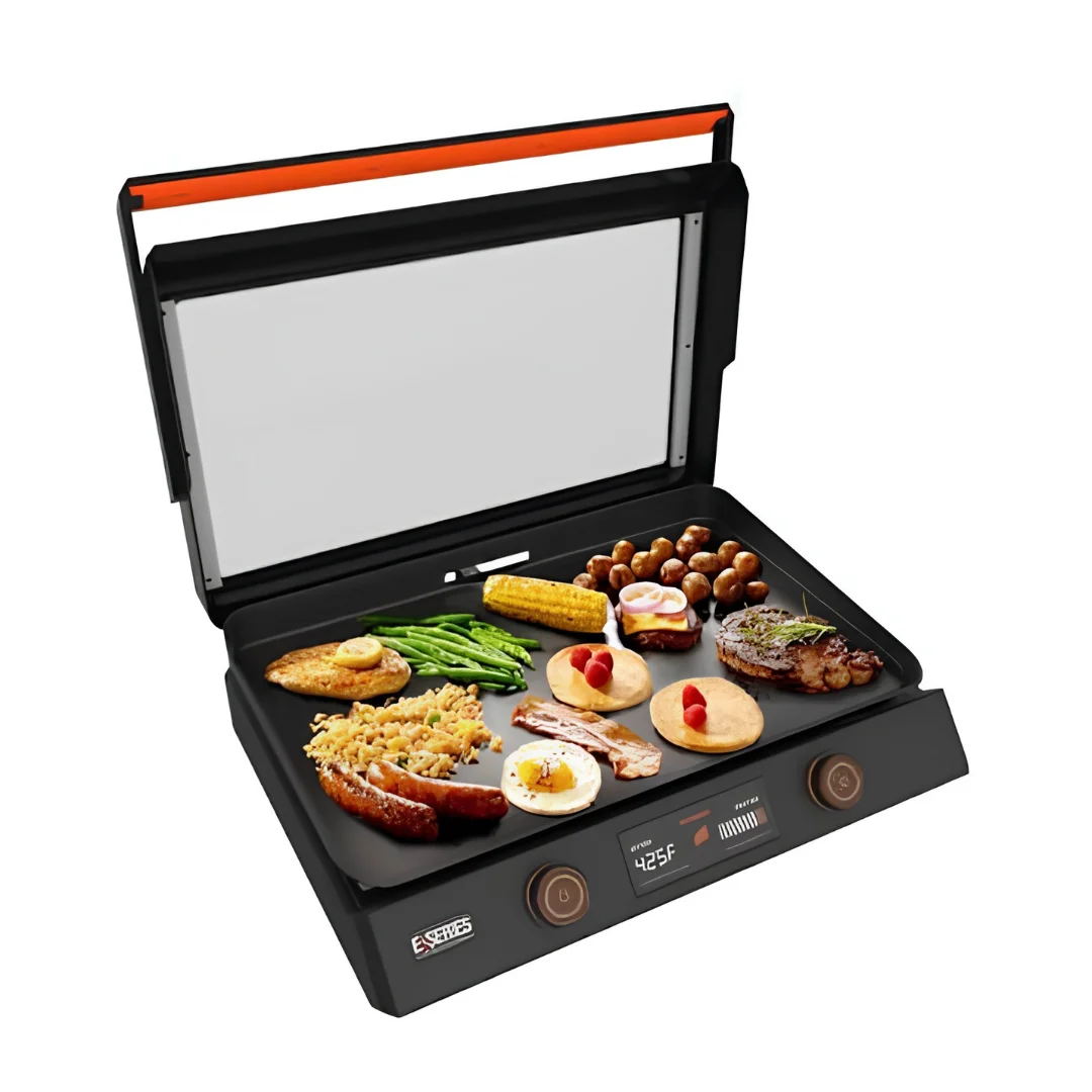 22 Inch Blackstone Electric Griddle Nonstick Tabletop with Lid image 2